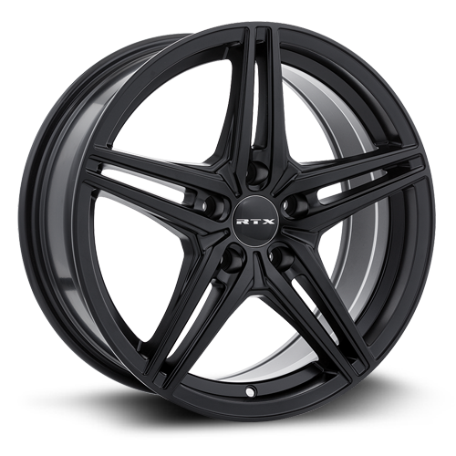 RTX BERN - SATIN BLACK- The Bern wheel is a perfect choice for winter on a very large selection of cars, vans and SUVs. With a durable satin black finish, a simple five double spoke design that is easy to clean and maintain - 7EIGHTY AUTO