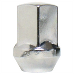 OE STYLE NUT 14X1.5 LARGE SEAT 22MM CHROME (SET OF 20) - 7EIGHTY AUTO