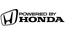 "POWERED BY HONDA" DECAL - 7EIGHTY AUTO